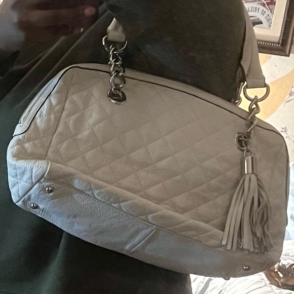 White leather Calvin Klein bag. Gently used - Picture 2 of 8